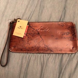 Leather clutch